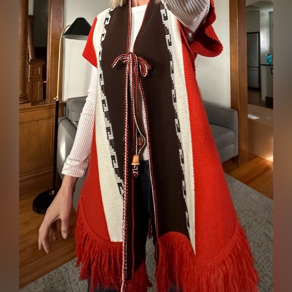 Vintage poncho - Picture 6 of 7